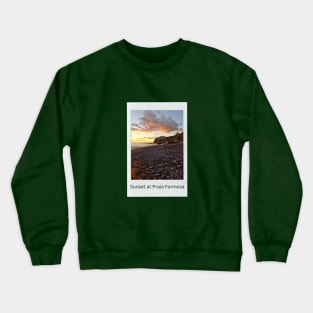 Polaroid Photo of a Sunset Crewneck Sweatshirt